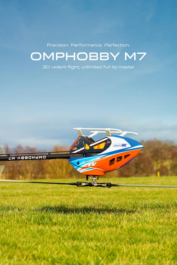 OMPHobby M7 - no blades. Coming mid april