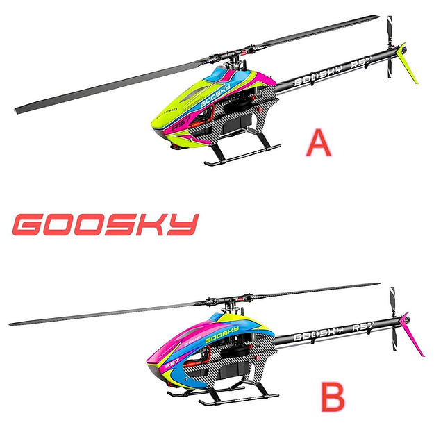 Goosky RS7 700 heli kit with Azure Blades.