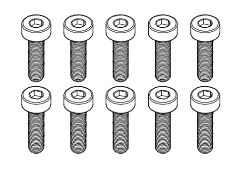 Goosky RS7/RS5/RS4 Screw Set M3x8mm