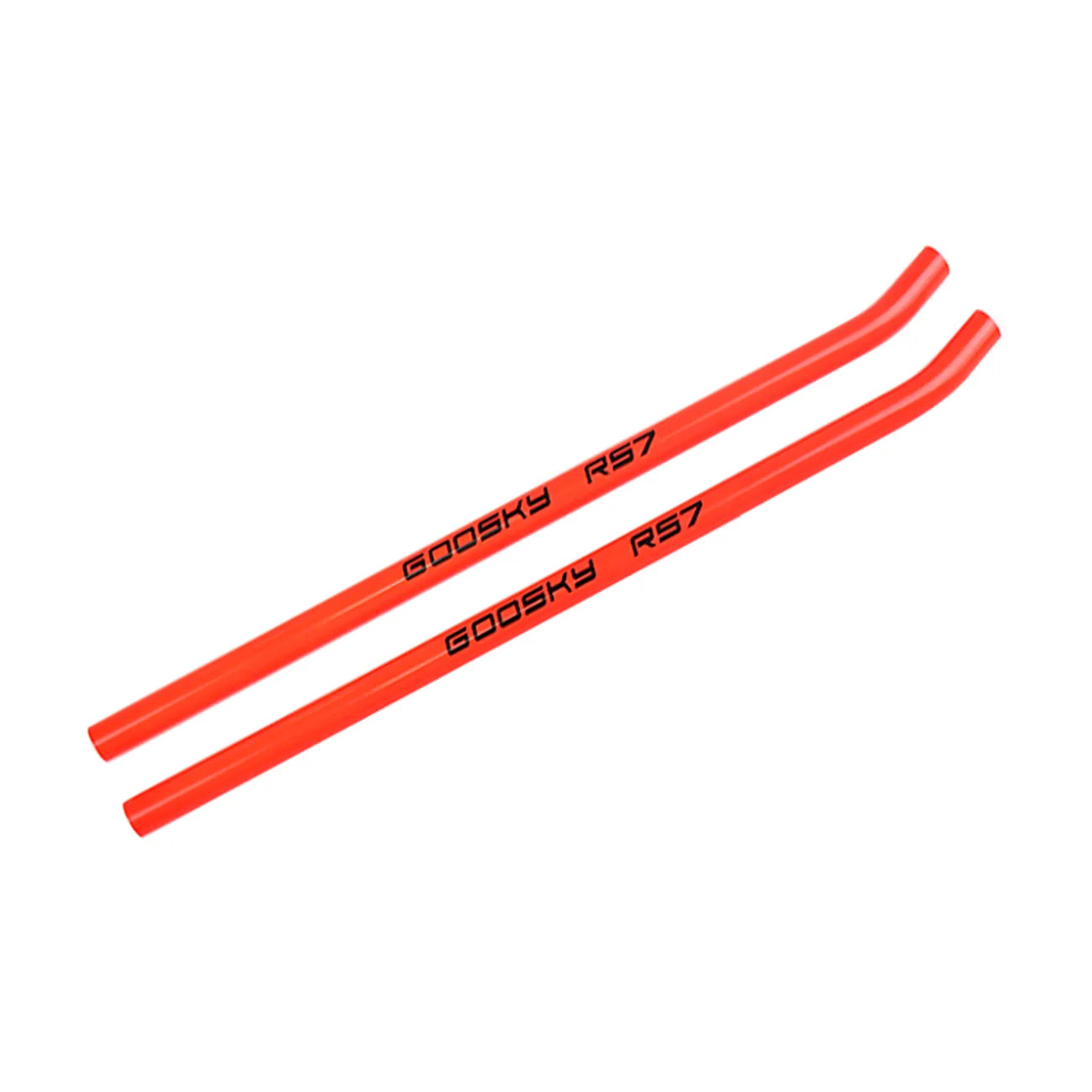 Goosky RS7 Color Painted Landing Skid Pipes - Orange