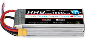 HRB 1800 mah 6S 50c