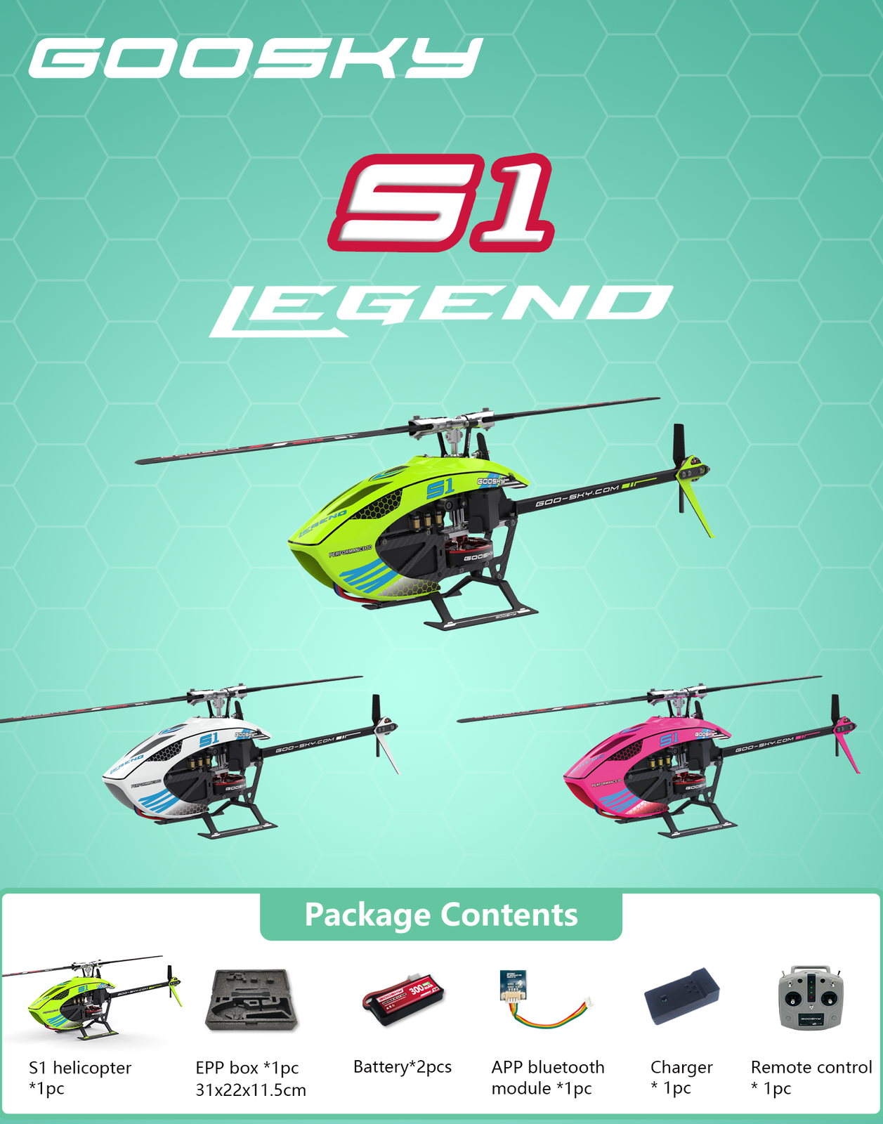 Goosky Legend S1 Helicopter