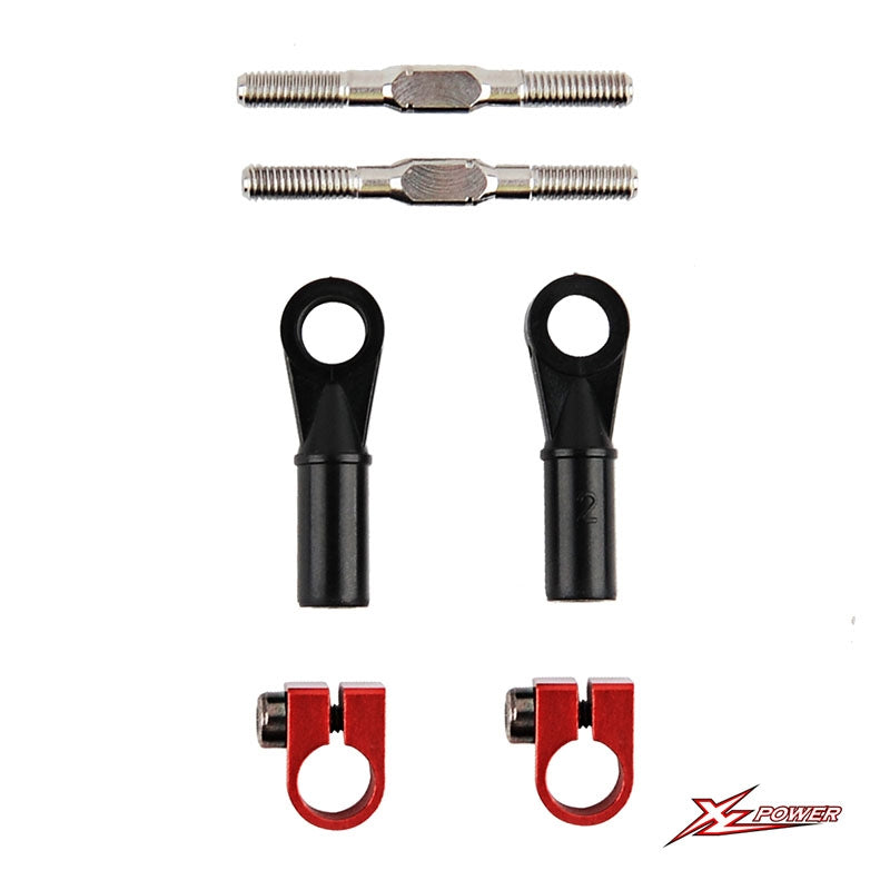 XL70T02-1 Tail Servo linkage rod set Specter