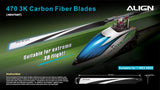 470mm Carbon Fiber Blades blemish HD470AQCB