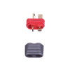 T Plug Male Connectors with Insulating Caps by Amass for Battery 5 Sets