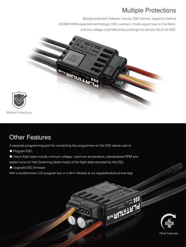 HOBBYWING Platinum 60A V4 ESC