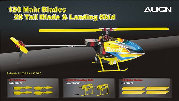 HQ0203C 20 Tail Blade-Yellow