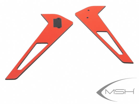 MSH41229 Vertical fin sticker - Red