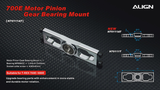700E V2 Motor Pinion Gear Bearing Mount H70111A