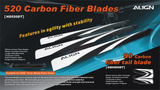 520 Carbon Fiber Blades / 3 HD520D