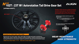 T-REX 700 102T M1 Helical Autorotation Tail Drive Gear Set H70G012XX