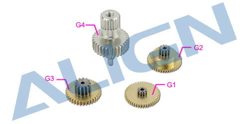 DS455 Servo Gear Set HSP45502